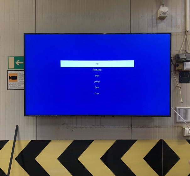 Continental Púchov - inštalácia veľkoformátovych obrazoviek